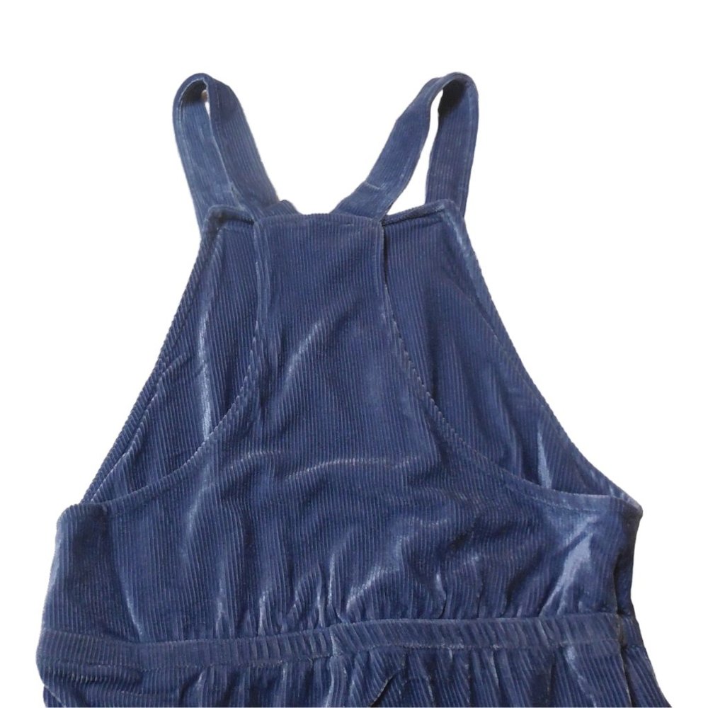 Overall Pants NWT women's jumpers jumpsuity romper blue corduroy - Picture 5 of 11